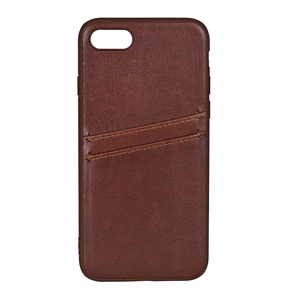 buffalo-buffalo-back-cover-pu-2-card iPhone 7 / 8 / SE Brown